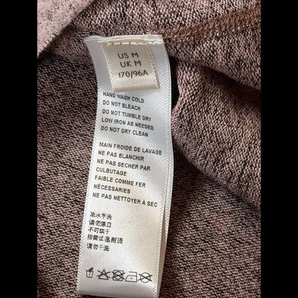 Free People Sweater Medium V Neck & Back Yours Truly Soft Knit Pullover - Picture 9 of 10